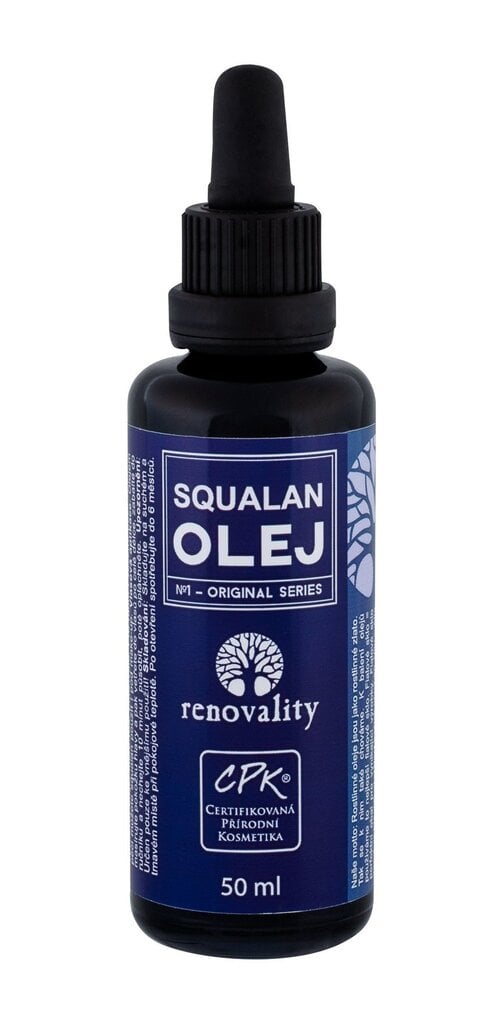 Skvalāna eļļa Renovality Original Series Squalan Oil 50 ml cena un informācija | Ķermeņa krēmi, losjoni | 220.lv