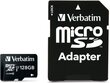 Verbatim (44085), 128GB, Micro SD cena un informācija | Atmiņas kartes mobilajiem telefoniem | 220.lv