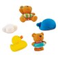 Vannas rotaļlietu komplekts Tedis un draugi Hape, E0201 cena un informācija | Rotaļlietas zīdaiņiem | 220.lv