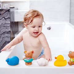 HAPE игрушки для купания Mõmmi и друзья, E0201 цена и информация | Игрушки для малышей | 220.lv