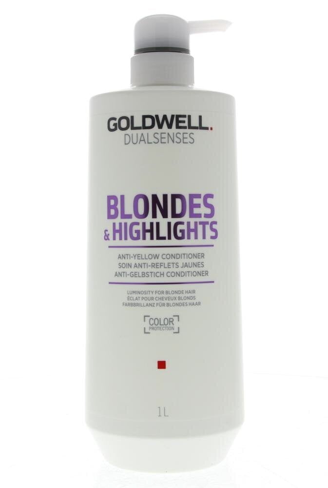 Kondicionieris gaišiem matiem Goldwell Ds Blonde & Highlights 1000 ml cena un informācija | Matu kondicionieri, balzāmi | 220.lv