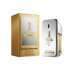 Туалетная вода Paco Rabanne 1 Million Lucky EDT для мужчин 50 мл цена и информация | Мужские духи | 220.lv