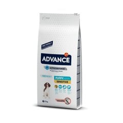 ADVANCE DOG PUPPY SENSITIVE 12,0KG - ДЛЯ ЧУВСТВИТЕЛЬНЫХ ЩЕНКОВ (ЛОСОСЬ С РИСОМ ) цена и информация | Сухой корм для собак | 220.lv