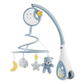 Karuselis - projektors Chicco Next2Dreams, zils cena un informācija | Rotaļlietas zīdaiņiem | 220.lv