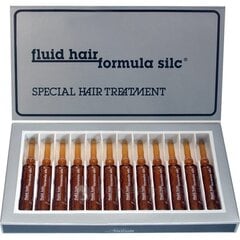 Ļoti spēcīgas iedarbības ampulas trausliem matiem WT- Methode FLUID HAIR FORMULA SILK Nr.2 12x10 ml cena un informācija | Matu uzlabošanai | 220.lv