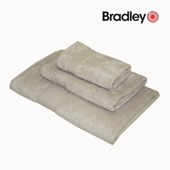 Bradley Bambusa dvielis, 70 x 140 cm, beige cena un informācija | Dvieļi | 220.lv