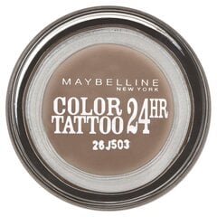 Крем-тени для век Maybelline Color Tattoo 24H 40 Permanent Taupe 4 г цена и информация | Тушь, средства для роста ресниц, тени для век, карандаши для глаз | 220.lv