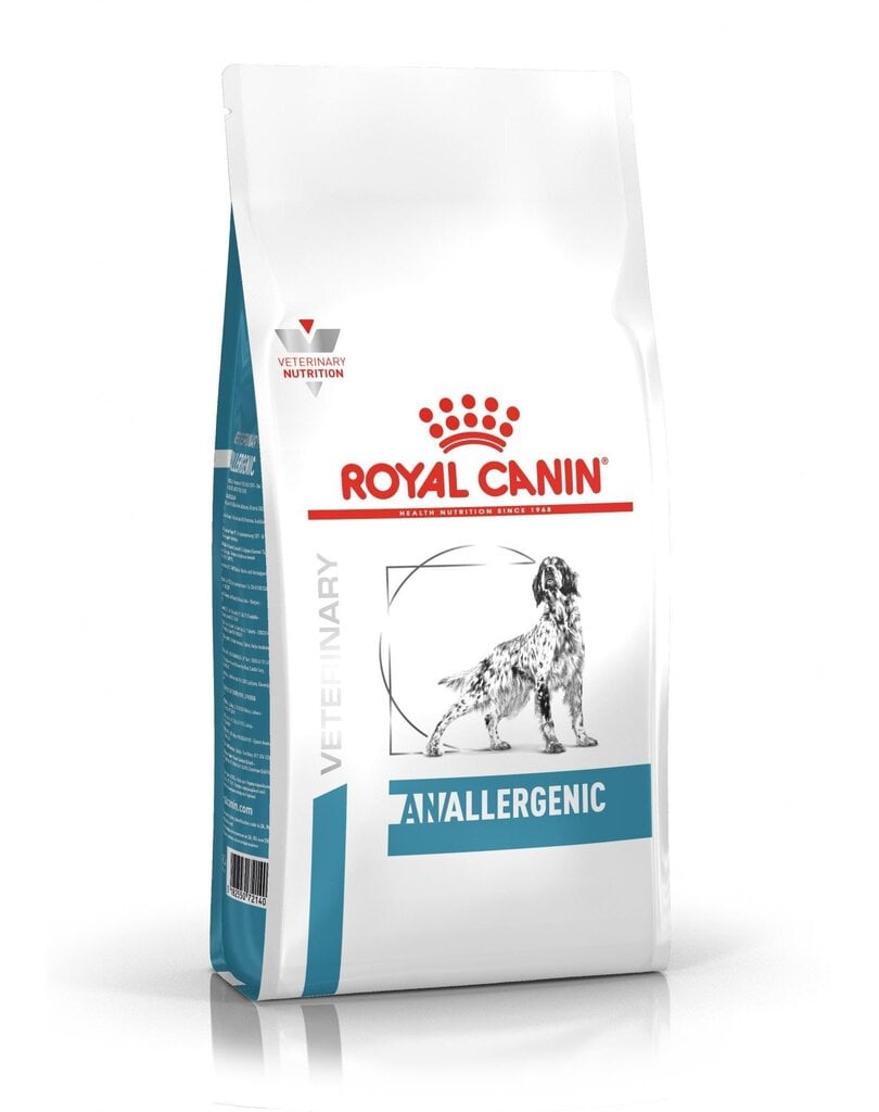 Royal Canin alerģiskiem suņiem Dog anallergenic, 8 kg cena un informācija | Sausā barība suņiem | 220.lv