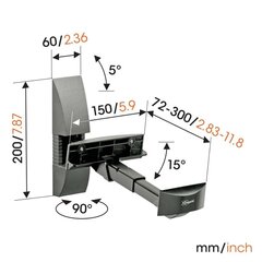 Vogel's VLB 200 цена и информация | Кронштейны и крепления для телевизоров | 220.lv