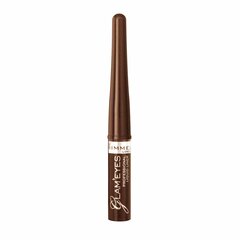 Šķidrais acu laineris Rimmel Glam'Eyes Professional 3.5 ml, 002 Brown Velvet cena un informācija | Rimmel Smaržas, kosmētika | 220.lv