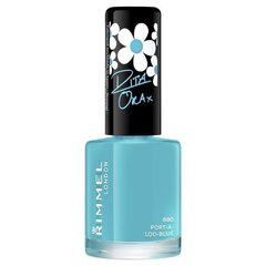 Nagu laka Rimmel London 60 Seconds by Rita Ora 8 ml, 880 Port A Loo Blue цена и информация | Лаки для ногтей, укрепители | 220.lv