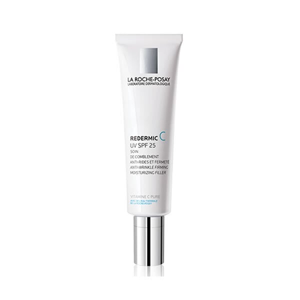 Mitrinošs sejas krēms La Roche-Posay Redermic C Anti-Aging Sensitive Skin Fill-In Care SPF25 40 ml cena un informācija | Sejas krēmi | 220.lv