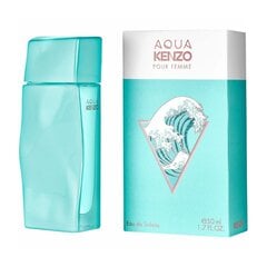 Tualetes ūdens, Kenzo Aqua Kenzo Pour Femme 50ml EDT sievietēm cena un informācija | Sieviešu smaržas | 220.lv