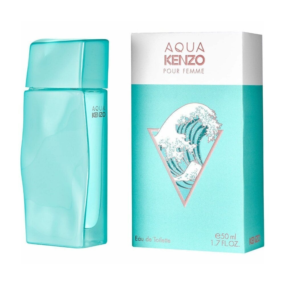 Tualetes ūdens, Kenzo Aqua Kenzo Pour Femme 50ml EDT sievietēm цена и информация | Sieviešu smaržas | 220.lv