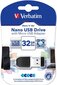 Verbatim USB datu nesējs 32 GB ar Micro USB adapteri cena un informācija | USB Atmiņas kartes | 220.lv