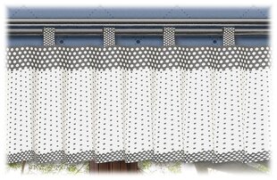 Aizkara materiāls Punktiņi, pelēks цена и информация | Шторы, занавески | 220.lv