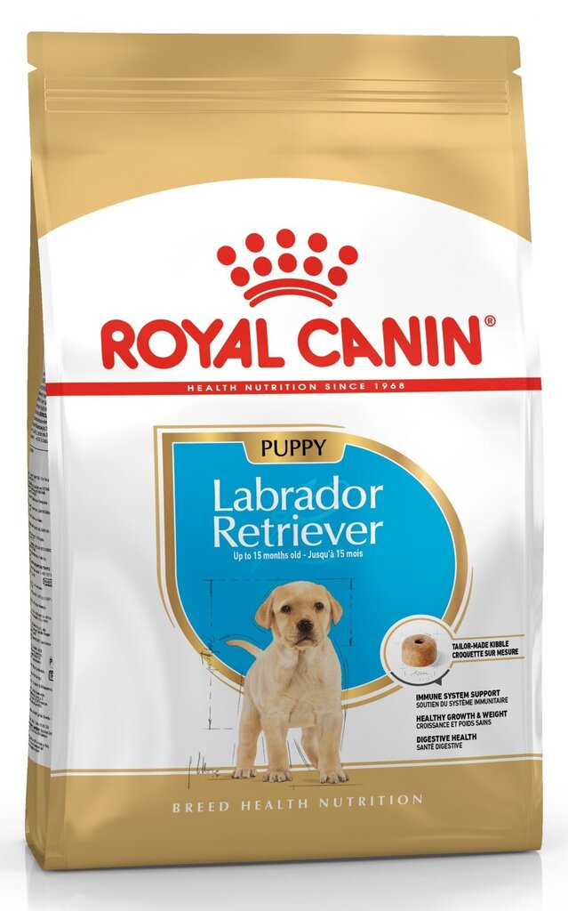 ROYAL CANIN BHN 12KG LABRADOR RETRIEVIER PUPPY KUCĒNIEM cena un informācija | Sausā barība suņiem | 220.lv