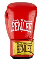 Dabīgās ādas boksa cimdi Benlee Fighter, melni / sarkani cena un informācija | Bokss un austrumu cīņas | 220.lv