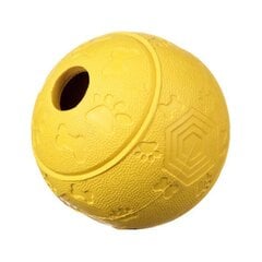 Barry King bumbiņa ar vietu uzkodām, M, dzeltena cena un informācija | Suņu rotaļlietas | 220.lv