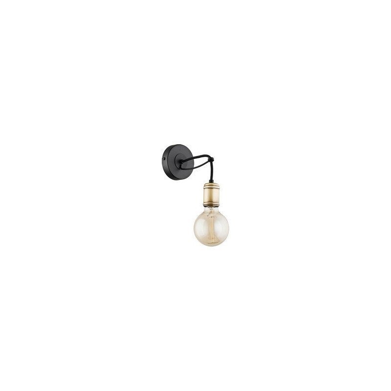 TK Lighting sienas lampa Qualle Black cena un informācija | Sienas lampas | 220.lv