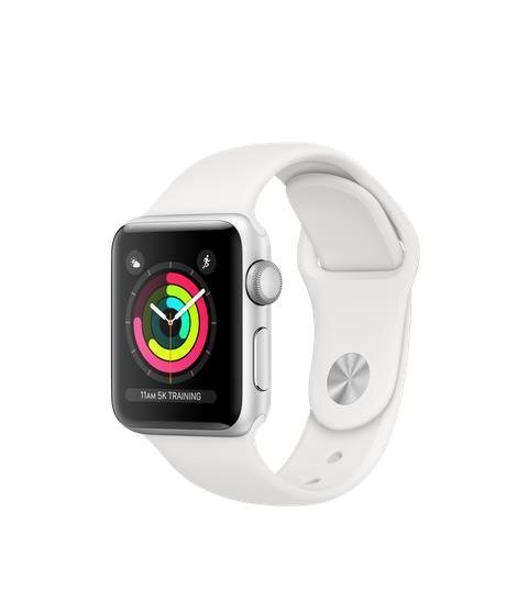 Apple Watch S3, 38 mm, White/Silver Aluminum cena un informācija | Viedpulksteņi (smartwatch) | 220.lv