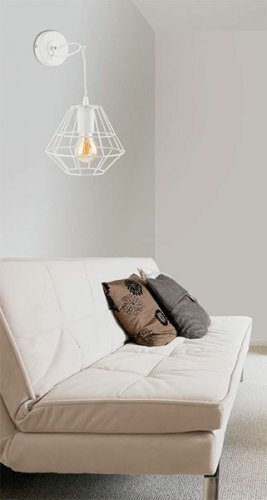 TK Lighting sienas gaismeklis Diamond White цена и информация | Sienas lampas | 220.lv