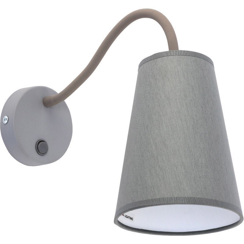 TK Lighting sienas gaismeklis Wire Gray cena un informācija | Sienas lampas | 220.lv