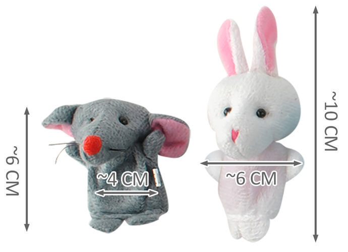 Pirkstiņu rotaļlietas “Dzīvnieki” цена и информация | Rotaļlietas meitenēm | 220.lv