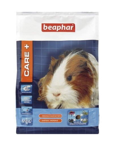 Beaphar Care+ jūrascūciņām, 1,5 kg цена и информация | Barība grauzējiem | 220.lv