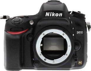 Nikon D610 Body, Melns cena un informācija | Digitālās fotokameras | 220.lv