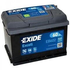 Akumulators EXIDE EB602 60 Ah 540 A cena un informācija | Akumulatori | 220.lv