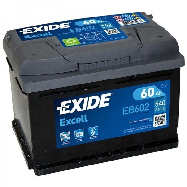 Akumulators EXIDE EB602 60 Ah 540 A цена и информация | Akumulatori | 220.lv