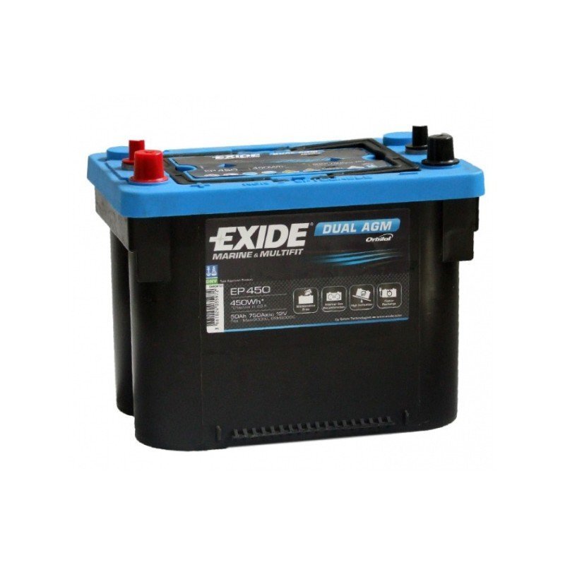 Akumulators EXIDE EP450 50 Ah 750 A AGM cena un informācija | Akumulatori | 220.lv