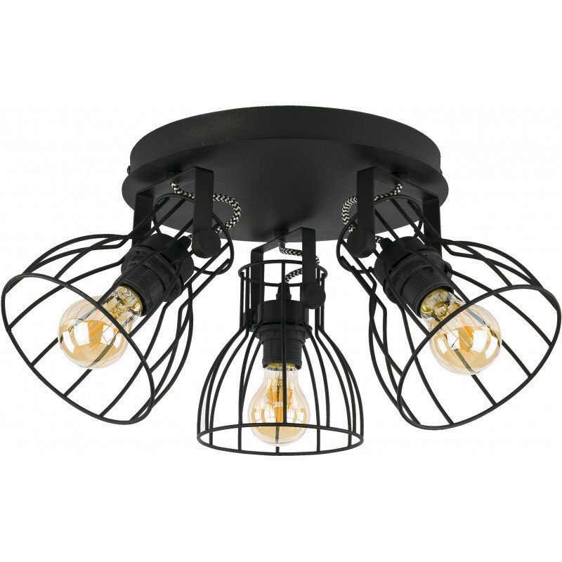 TK Lighting griestu lampa Alano Black 3 цена и информация | Griestu lampas | 220.lv