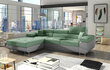 Stūra dīvāns Armando, zaļs/pelēks cena un informācija | Stūra dīvāni | 220.lv