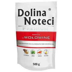 Dolina Noteci Premium ar liellopa gaļu, 500 g cena un informācija | Konservi suņiem | 220.lv