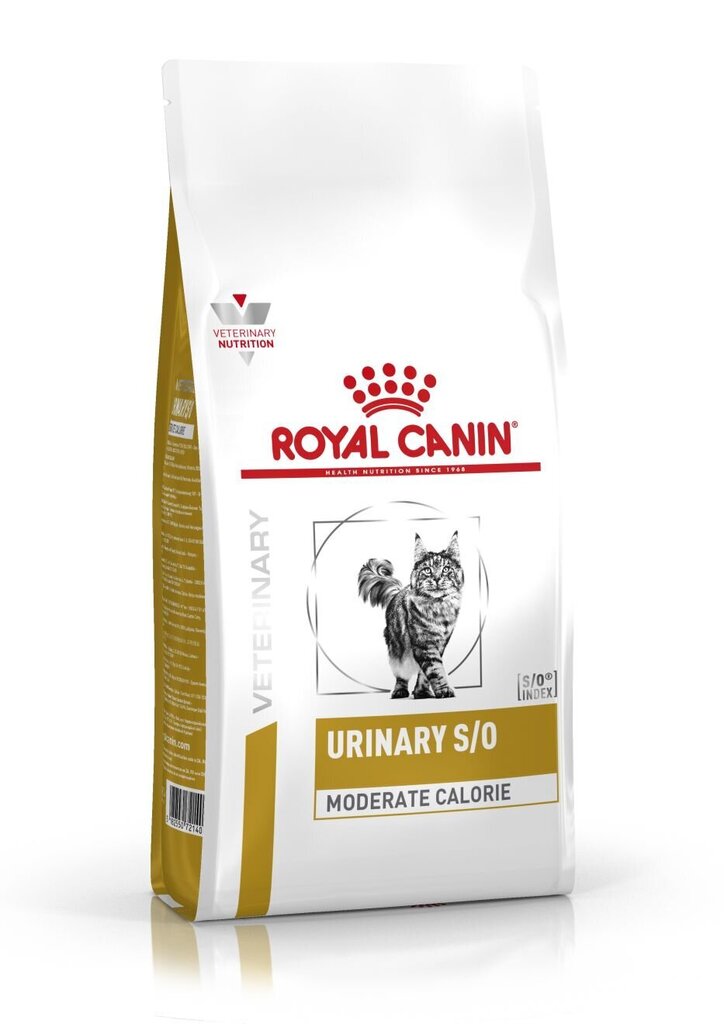 Royal Canin kaķiem ar lieko svaru Vet Cat Urinary, 1,5 kg cena un informācija | Sausā barība kaķiem | 220.lv