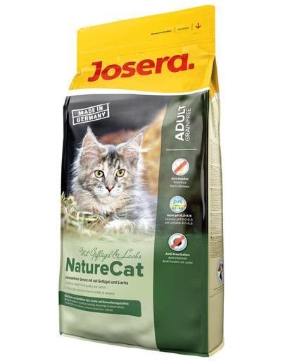 Josera NatureCat, 10 kg цена и информация | Sausā barība kaķiem | 220.lv
