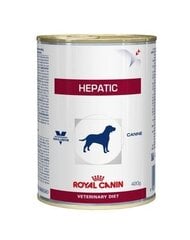 Royal Canin ar aknu darbības traucējumiem Dog hepatic, 420 g cena un informācija | Konservi suņiem | 220.lv