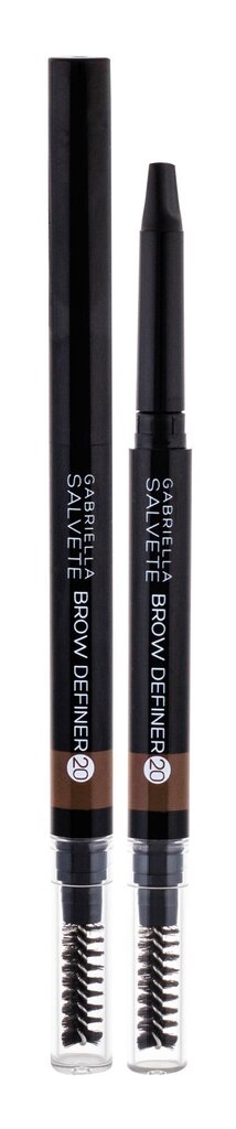 Uzacu dekoratīvs līdzeklis Gabriella Salvete Waterproof eyebrow pencil with Brow Definer brush 0.15 g cena un informācija | Uzacu krāsas, zīmuļi | 220.lv