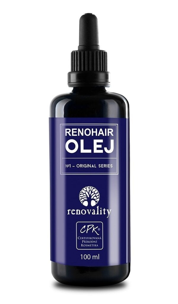 Reģenerējošā matu eļļa Renovality Renohair 100 ml cena un informācija | Matu uzlabošanai | 220.lv