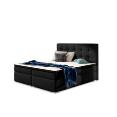 Кровать NORE Inez, 140x200 см, черная цена и информация | Кровати | 220.lv