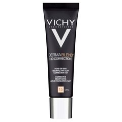 Maskējoša grima bāze Vichy Vichy Dermablend 3D 30 ml, 15 Opal, 15 Opal цена и информация | Пудры, базы под макияж | 220.lv