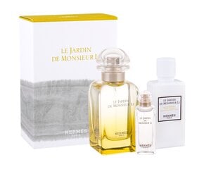 Komplekts Hermes Le Jardin sievietēm: EDP 50 ml + EDP 7.5 ml + mitrinošs ķermeņa losjons 40 ml cena un informācija | Sieviešu smaržas | 220.lv