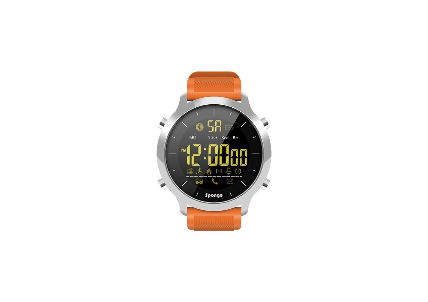 Sponge Surfwatch, oranžs + krāsainas siksnas cena un informācija | Viedpulksteņi (smartwatch) | 220.lv