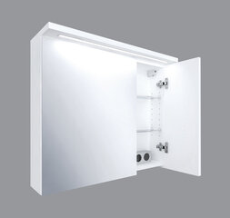 Piekaramais vannas istabas skapis Eliza, 60x62x24 cm, balts cena un informācija | Vannas istabas skapīši | 220.lv