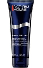 Tīrošs sejas līdzeklis vīriešiem Biotherm Homme Force Supreme 125 ml cena un informācija | Sejas ādas kopšana | 220.lv