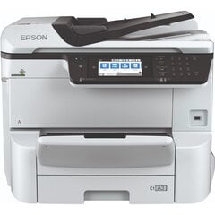 Epson Multifunctional printer WF-C8610DWF Colour, Inkjet, All-in-One, A3, Wi-Fi, Grey цена и информация | Принтеры | 220.lv