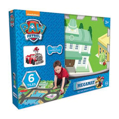 Mīksta puzle - rotaļu paklājs ar mašīnu (Ķepu patruļa) Paw Patrol, 67511 cena un informācija | Puzles, 3D puzles | 220.lv