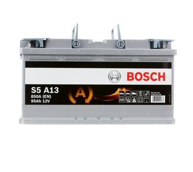 Аккумулятор Bosch S5A13 AGM 95 AH 850A цена и информация | Аккумуляторы | 220.lv